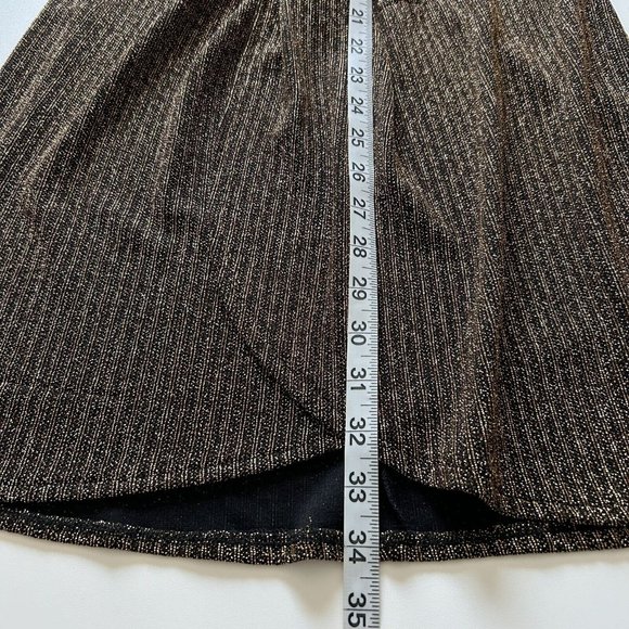 Show Me Your Mumu Size XS Get Twisted Mini Dress Gold Hourglass Short Sleeves - Picture 9 of 12